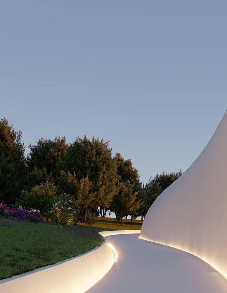 Beneito Faure FADE 5W LED Outdoor Projector - 3000K Warm White (Matt Black)