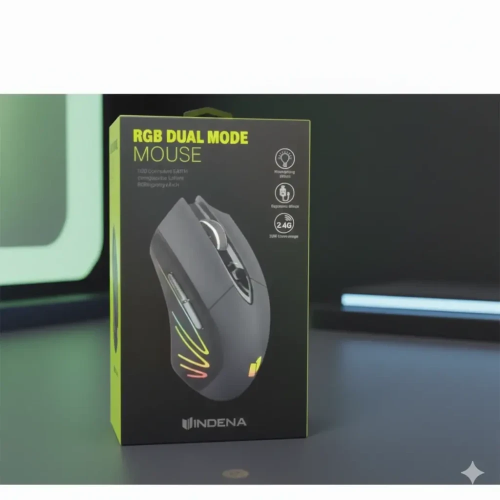Indena RGB Dual Mode Wireless Mouse