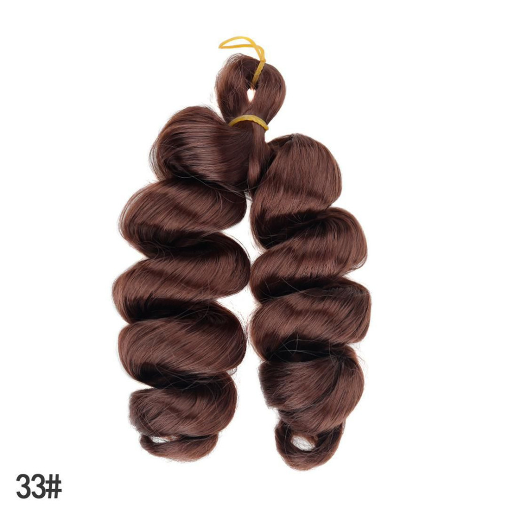 French Curl Braiding Hair - Loose Wave Synthetic Hair Extensions